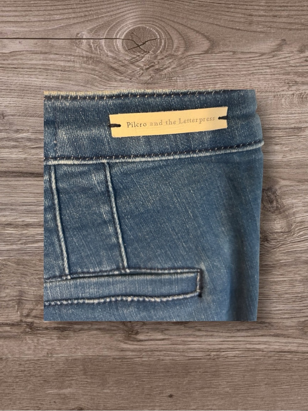 Pilcro and the Letterpress High-Rise Denim Legging in Medium Blue Wash Sz 28 - Picture 9 of 9